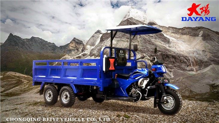 Double Rear Axle Heavy Load motorized Tricycle China