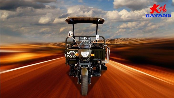 Powerful Gasoline Engine Cargo Tricycle