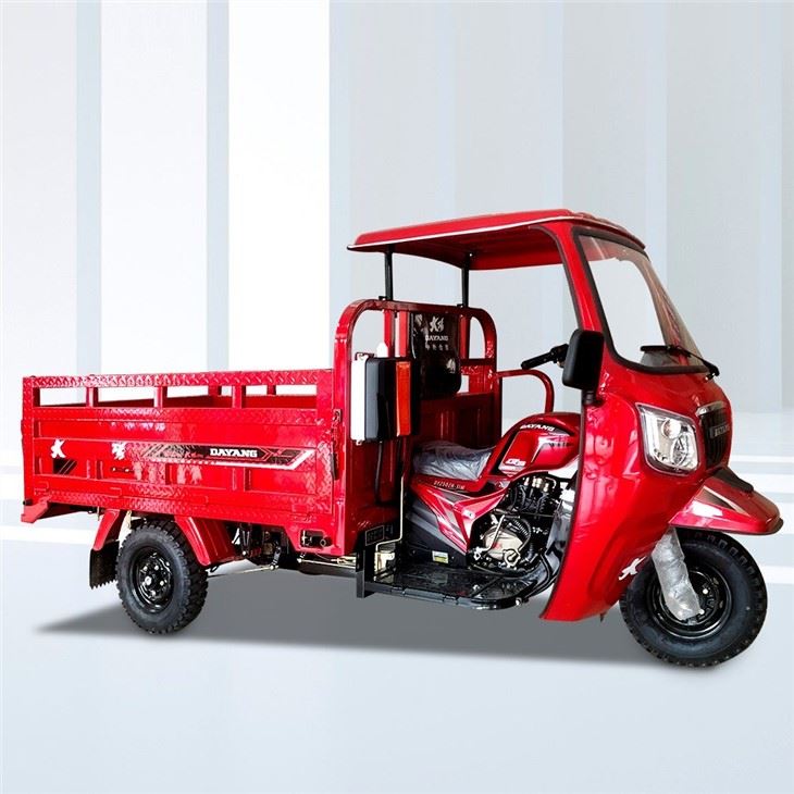 Semi Cabin Internal Combustion Tricycle